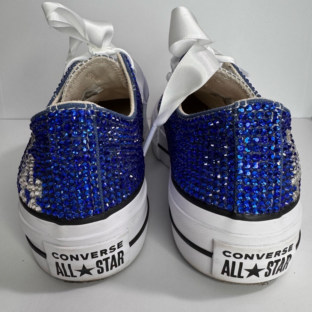 PLATFORM DODGERS RHINESTONE CONVERSE - image 3